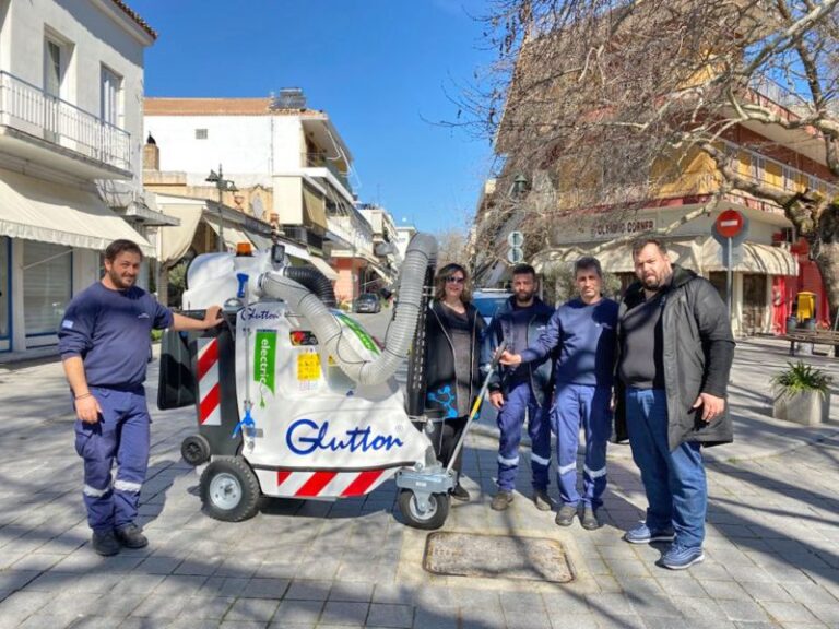 Ο… αδηφάγος ηλεκτρικός οδοκαθαριστής της Αρχαίας Ολυμπίας