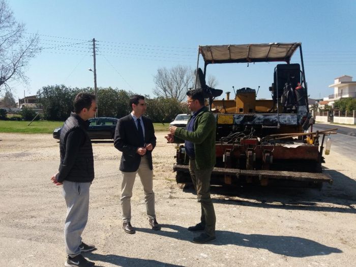 Αυτοψία στο Αντιπεριφερειάρχη Ηλείας στο έργο συντήρησης του επαρχιακού οδικού δικτύου, στην Βάρδα