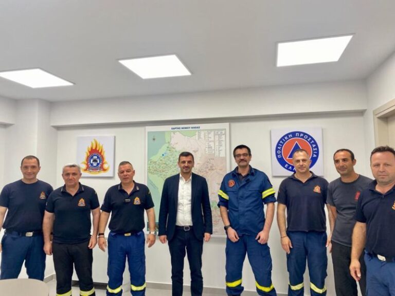Συναντήσεις με στελέχη των Πυροσβεστικών και Δασικών Υπηρεσιών σε Πύργο και  Αμαλιάδα είχε ο Ανδρέας Νικολακόπουλος: «Στόχος μας η αποτελεσματική αντιπυρική προστασία στο Νομό»