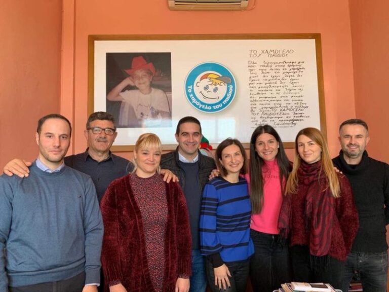 Επίσκεψη Μιχάλη Κατρίνη στο Χαμόγελο του Παιδιού: «Ας κάνουμε το 2020 μια χρονιά κοινωνικής αλληλεγγύης»