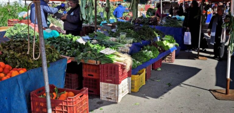 Πύργος: Λαϊκές αγορές μόνο για τρόφιμα