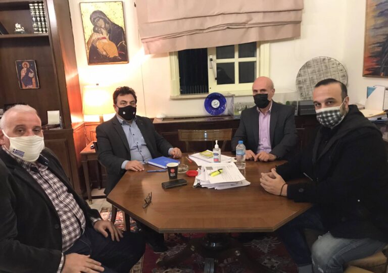Πύργος: Συνάντηση Αντωνακόπουλου με το Δ.Σ. του Επιχειρηματικού Συλλόγου Ν. Ηλείας