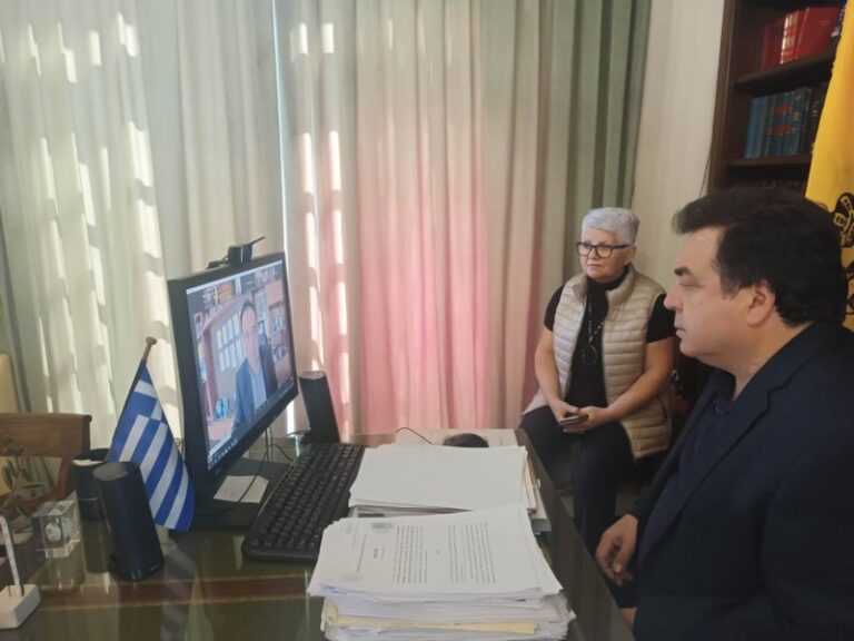 Ο δήμαρχος Πύργου Παν. Αντωνακόπουλος στην Ειδική Συνεδρίαση της Επιτροπής Πολιτικής Προστασίας της ΚΕΔΕ