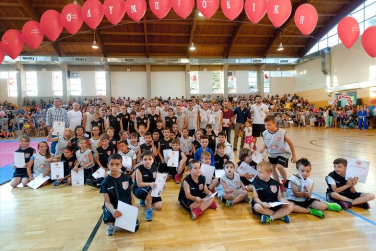 Με μεγάλη επιτυχία πραγματοποιήθηκε η γιορτή λήξης της χρονιάς για τον Ολυμπιονίκη Αρχ. Ολυμπίας