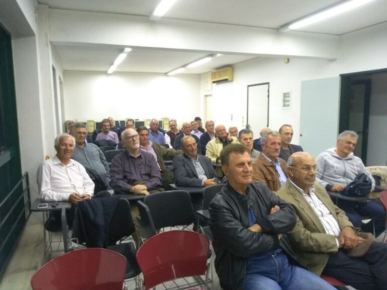 Η πρώτη συνάντηση των Ηλείων Αποστράτων Αεροπορίας. Πραγματοποιήθηκε η συγκρότηση του Διοικητικού Συμβουλίου