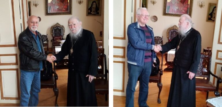 Επίσκεψη με συμβολισμό των υπευθύνων του Κοινωνικού Φροντιστηρίου Πύργου στο Μητροπολίτη Ηλείας