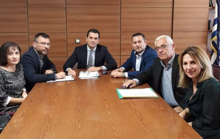 Συνάντηση του Αντιπεριφερειάρχη Αγροτικής Ανάπτυξης, Θοδωρή Βασιλόπουλου με τον Υφυπουργό Αγροτικής Ανάπτυξης και Τροφίμων, Κώστα Σκρέκα
