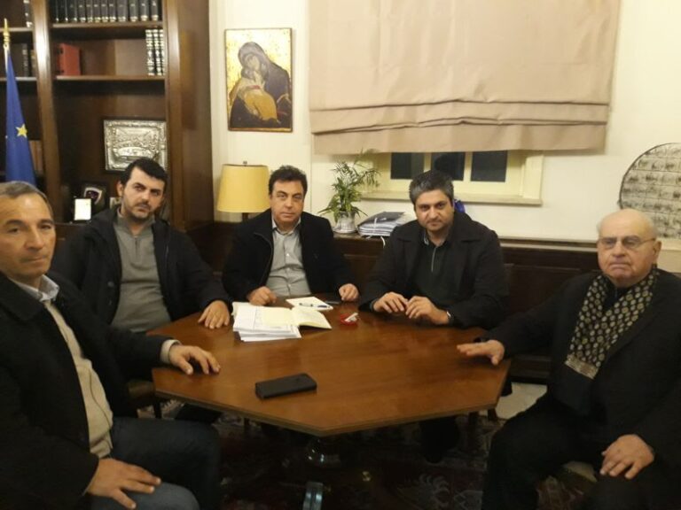 Συνάντηση  στελεχών της Ν.Δ.  με Τ. Αντωνακόπουλο. Επί τάπητος  τα καυτά θέματα του Δήμου Πύργου