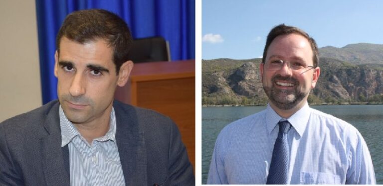 Ο Αντιπεριφερειάρχης Ηλείας Β Γιαννόπουλος και ο Αντιπεριφερειάρχης Πολιτισμού Ν. Κοροβέσης παρόντες στη σημερινή συγκέντρωση στο Βουπράσιο