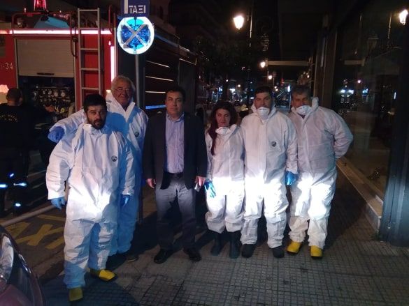 Με εντατικούς ρυθμούς  οι απολυμάνσεις σε πλατείες και κοινόχρηστους χώρους του Δήμου Πύργου