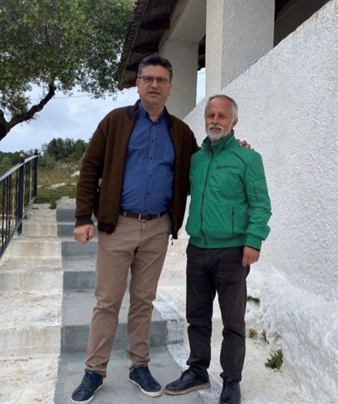 Ο Δημήτριος (Μίμης) Αγγελής στο πλευρό του Γιάννη Λέντζα υποψήφιος με τη «Νέα Πορεία»