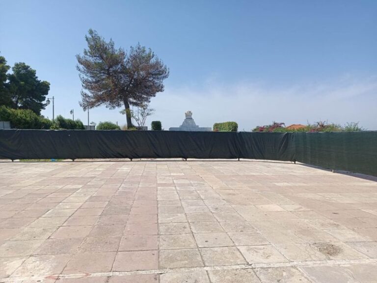 Σε εκκρεμότητα η δικαστική απόφαση για το μέλλον του έργου στην κεντρική πλατεία Πύργου.