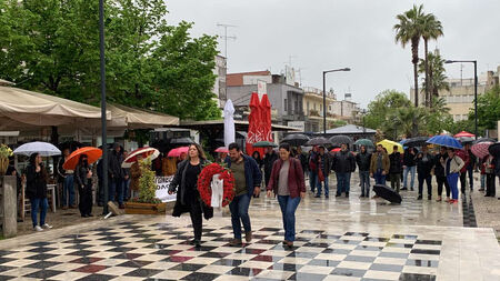 Με συγκεντρώσεις σε Πύργο και Αμαλιάδα τιμήθηκε η εργατική Πρωτομαγιά