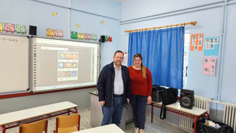 Ο Ν. Κοροβέσης από το δημοτικό σχολείο Γιαννιτσοχωρίου :   «Στηρίζουμε τις καινοτόμες εκπαιδευτικές  δράσεις στα σχολεία μας»