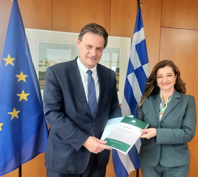 Συνάντηση Αυγερινοπούλου με τον Υπουργό Περιβάλλοντος και Ενέργειας, κ. Θ. Σκυλακάκη