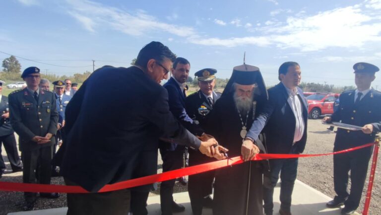 Με κάθε επισημότητα τα εγκαίνια του νέου κτιρίου της Π.Υ. Λεχαινών