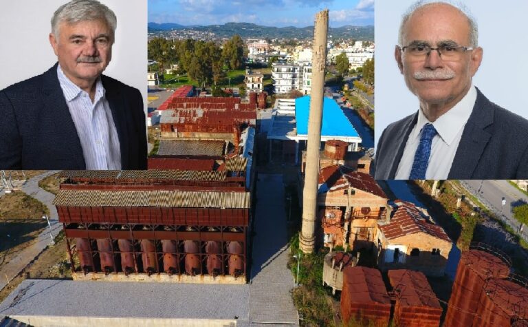 Αποκατάσταση και ανάδειξη της εμβληματικής καμινάδας του πρώην εργοστασίου Ξυστρή.