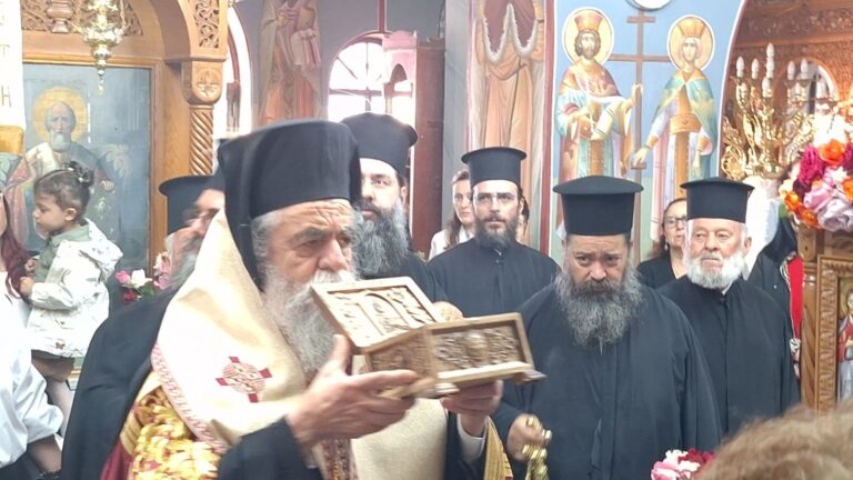 Υποδοχή Ιερού λειψάνου της Αγίας Μεγαλομάρτυρος Μαύρας στο Ρουπάκι