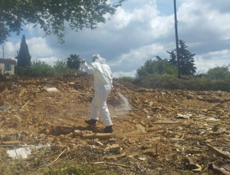 Εργασίες απεντόμωσης για την προστασία των πολιτών στην Π.Ε. Ηλείας