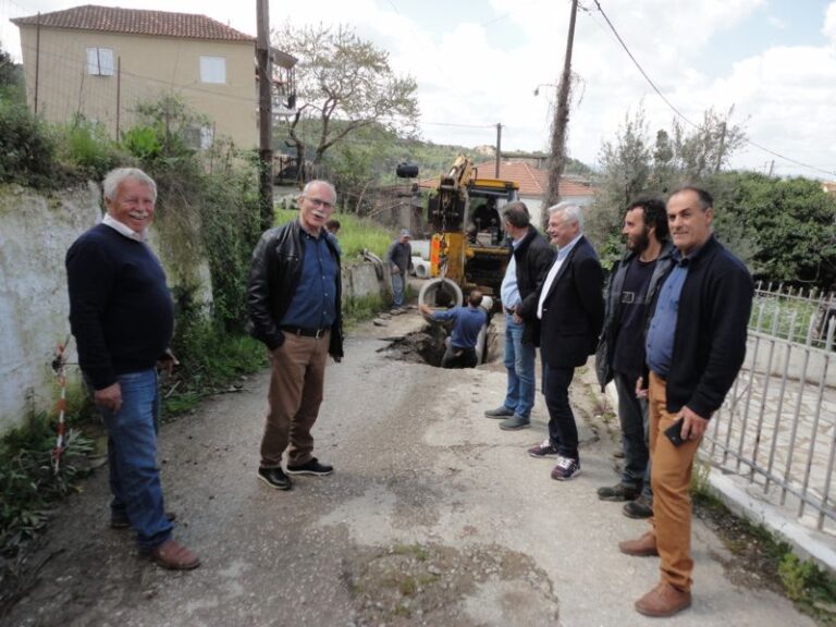 Έργα αποχέτευσης και οδοποιίας σε Αγία Άννα και Γούμερο.  Στάθης Καννής: «Οι απομακρυσμένες μας περιοχές χρειάζονται ιδιαίτερη μέριμνα»