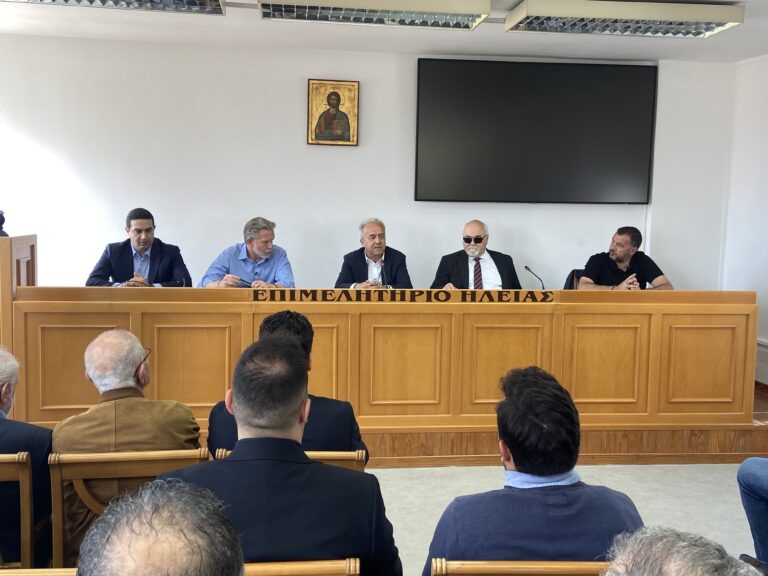 Το Επιμελητήριο Ηλείας επισκέφθηκε ο Βουλευτής και   Κοινοβουλευτικός Εκπρόσωπος του ΠΑΣΟΚ – ΚΙΝΑΛ,  Παύλος Γερουλάνος.