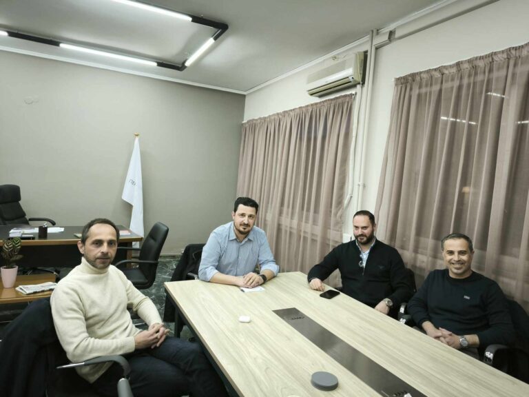 Συνάντηση του αντιπεριφερειάρχη Πολιτισμού Δυτικής Ελλάδας. Παν. Μπράμου, με τον δήμαρχο Άρη Παναγιωτόπουλο