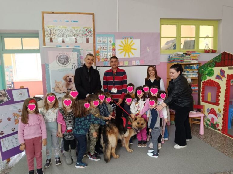 Παγκόσμια ημέρα αδέσποτων ζώων: Ενημέρωση και ευαισθητοποίηση των μαθητών του νηπιαγωγείου Πελοπίου