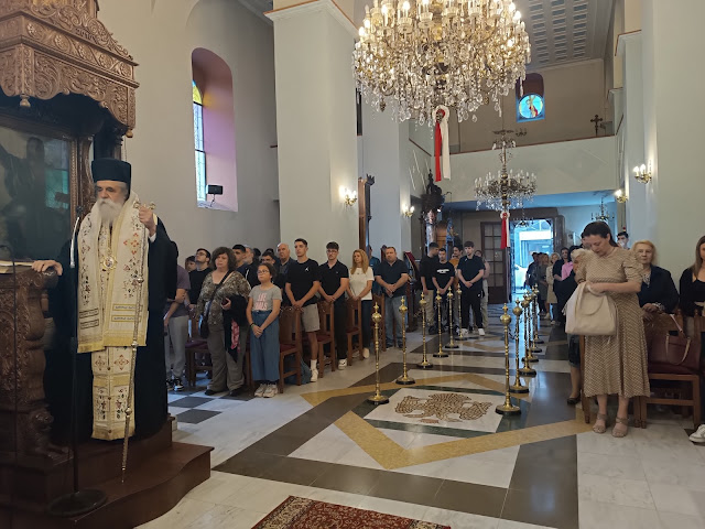 Δεκάδες υποψήφιοι συμμετείχαν στην Ιερά Παράκληση στην Αμαλιάδα υπέρ των μαθητών που θα συμμετάσχουν στις Πανελλαδικές Εξετάσεις