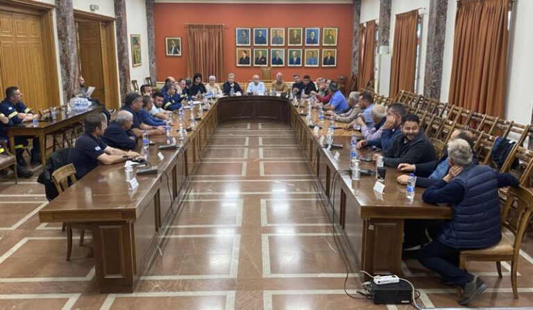 Συνεδρίασε το τοπικό επιχειρησιακό συντονιστικό όργανο πολιτικής προστασίας (ΤΕΣΟΠΠ) Δήμου Πύργου για την πρόληψη των Πυρκαγιών