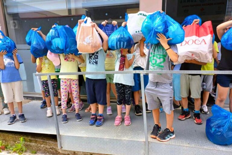 Μήνυμα αλληλεγγύης και οικολογικής συνείδησης από τους μαθητές του 6ου Δημοτικού Σχολείου Αμαλιάδας