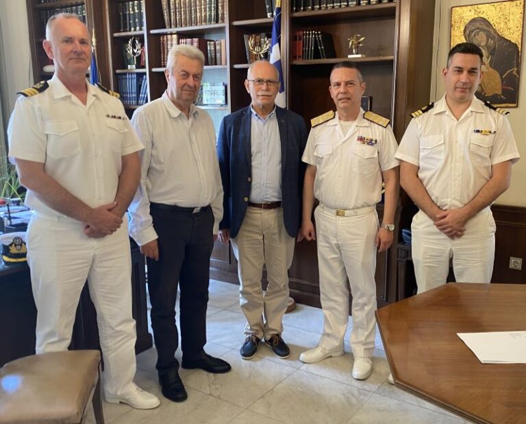 Παραγωγική συνάντηση του Δημάρχου Πύργου και του Β΄ Υπαρχηγού του Λιμενικού Σώματος
